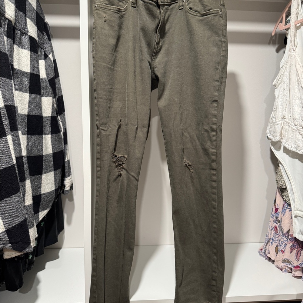Lucky Brand Olive Green Jeans